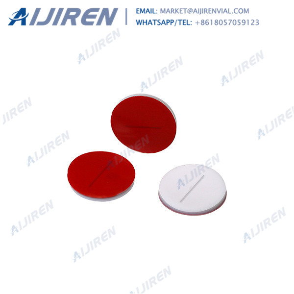 <h3>PTFE septa cap for amber vial Saudi Arabia-Aijiren HPLC Vials</h3>
